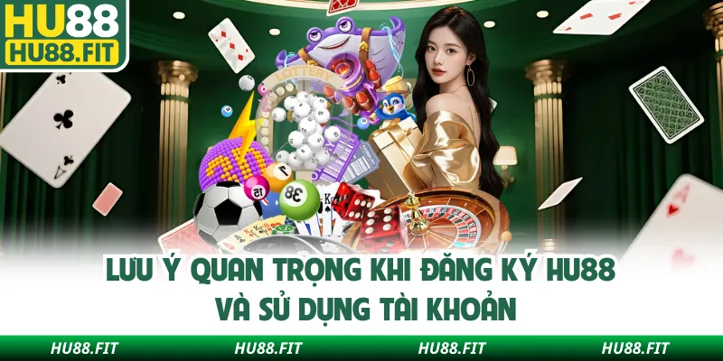 Lưu ý quan trọng khi đăng ký Hu88 và sử dụng tài khoản